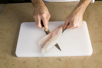 technique pour lever un filet de poisson