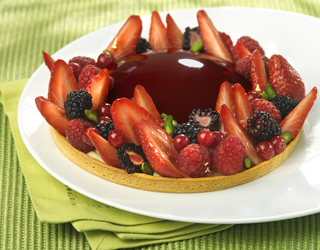 Recette - Tarte aux fruits rouges Recette - Tarte aux fruits rouges