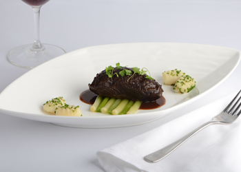 Recipe - Braised beef cheeks, potato gnocchi and leeks Recipe - Braised beef cheeks, potato gnocchi and leeks