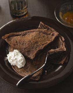 Recette - Crêpes au chocolat Recette - Crêpes au chocolat
