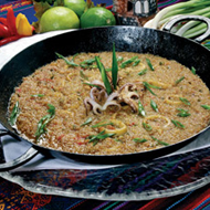Quinoa paella
