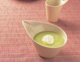 Recette - Crème glacée de concombre et kimchi Recette - Crème glacée de concombre et kimchi