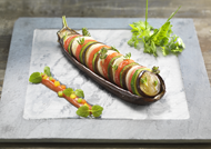 Bayaldi style vegetables and Provencal coulis