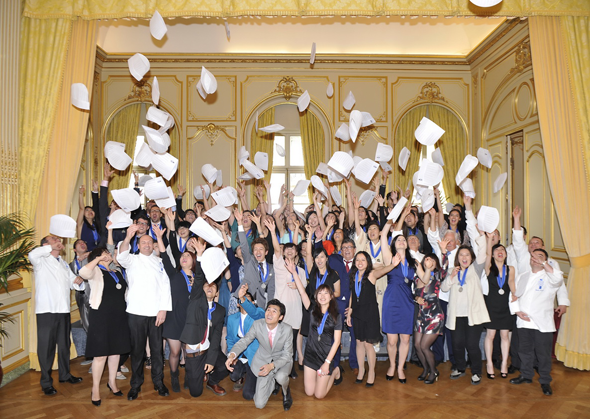 Le Cordon Bleu Paris graduation ceremonies - August 2012