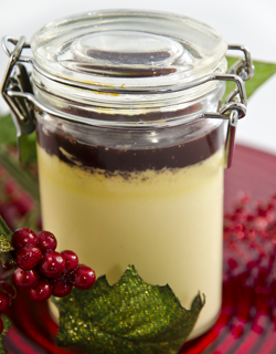 Recipe - Foie gras flan and Port (wine) jelly Recipe - Foie gras flan and Port (wine) jelly