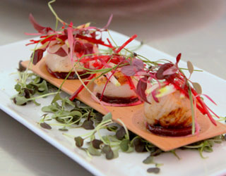 Recipe - Vanilla Marinated Scallops, Beetroot Two Ways with Horseradish ‘Espuma’ Recipe - Vanilla Marinated Scallops, Beetroot Two Ways with Horseradish ‘Espuma’