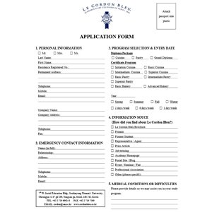 Application Form