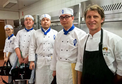 Adelaide Culinary Arts students at Asia in SA