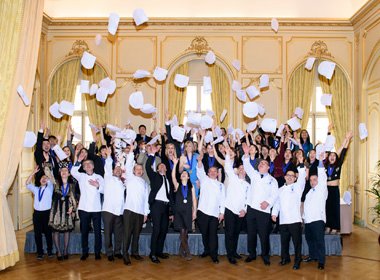 Graduation ceremony for the Culinary Arts students