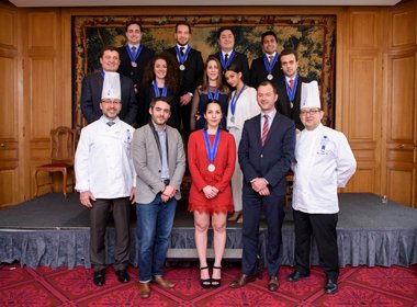 Graduation ceremony for the Restaurant Management students - March 2016