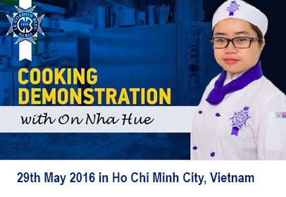 Cooking Demonstration with Alumna On Nha Hue, Vietnam
