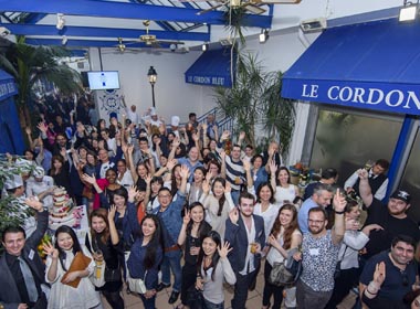 Alumni party at Le Cordon Bleu Paris