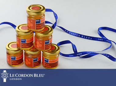 First jars of Le Cordon Bleu London honey delivered