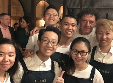 Le Cordon Bleu students work with iconic UK chef Marco Pierre White at his Italian Feast for Tasting Australia