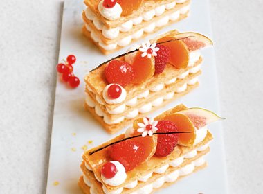 Bastille Day recipe: Vanilla chantilly and fresh fruit mille-feuilles