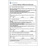 Consent on Collecting & Utilizing Personal Information, Medical History