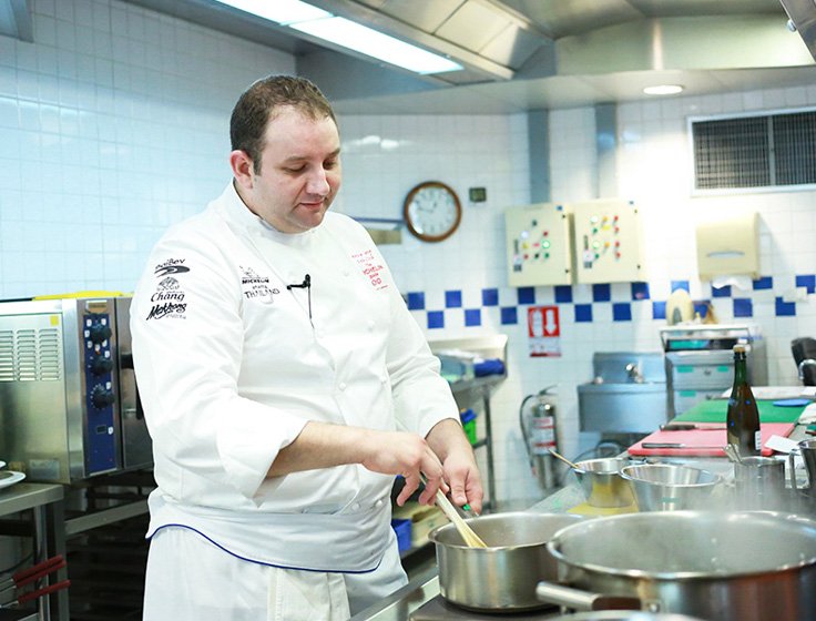 A special demonstration by Chef Arnaud Dunand Sauthier - 2 Michelin stars 