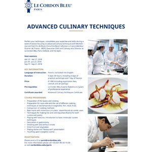 Programmes Tuition fees | Le Cordon Bleu paris