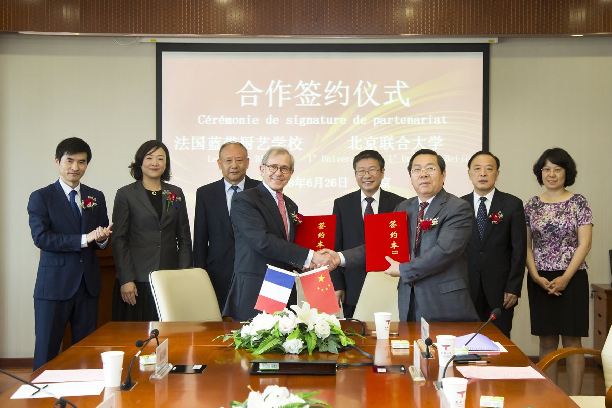 Le Cordon Bleu and Tourism College of Beijing Union University in Joint Partnership 