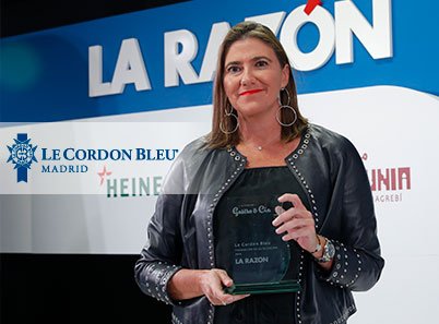 Le Cordon Bleu Madrid receives the prize for “Training in Haute Cuisine” from La Razón