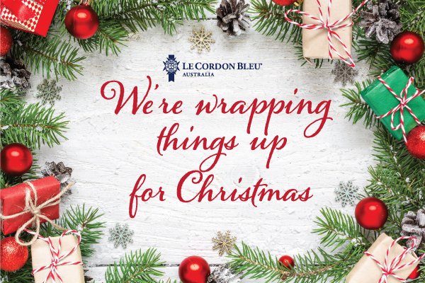 Le Cordon Bleu Australia Christmas closure dates