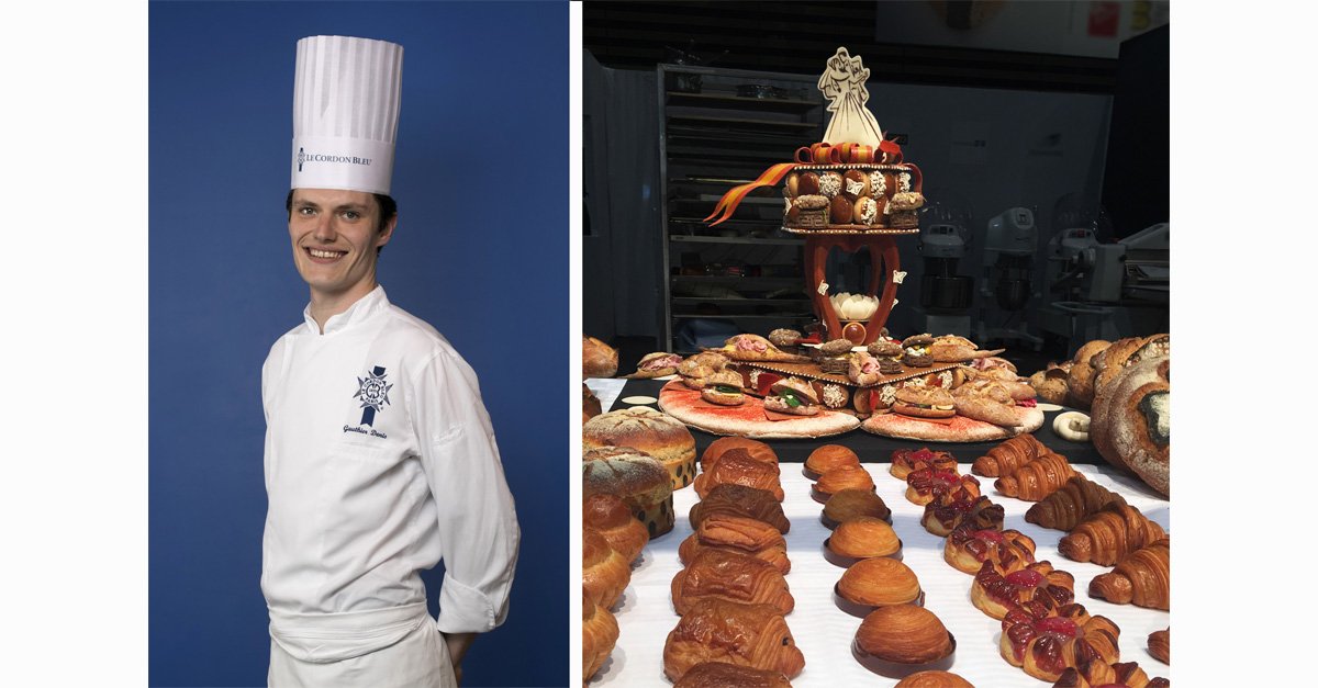 Gauthier Denis, Le Cordon Bleu Boulangerie Chef Instructor, selected in