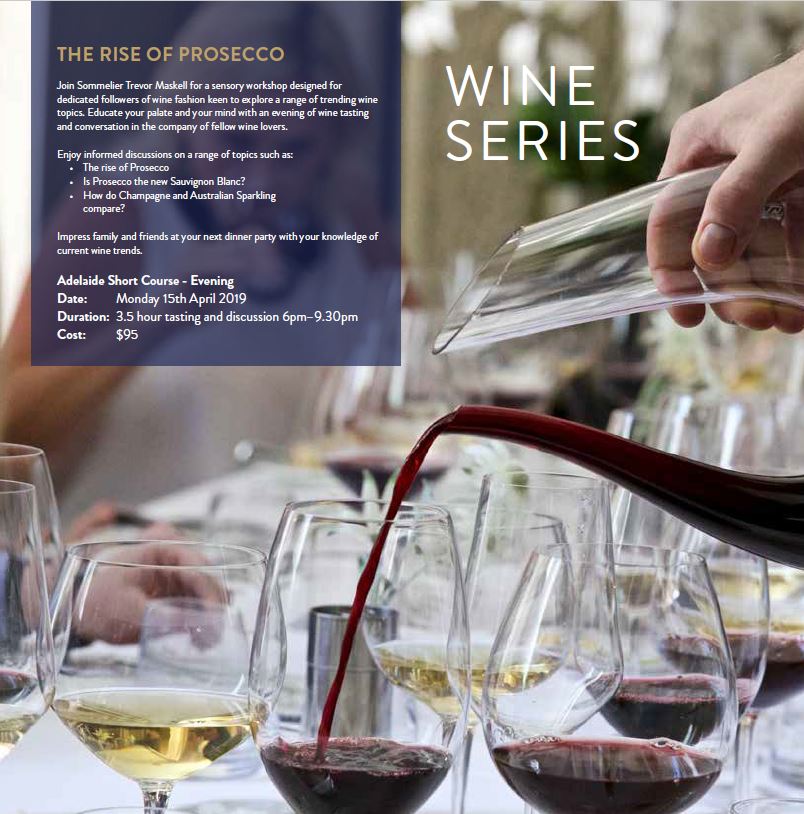 Le Cordon Bleu Adelaide 2019 Wine Serie Brochure