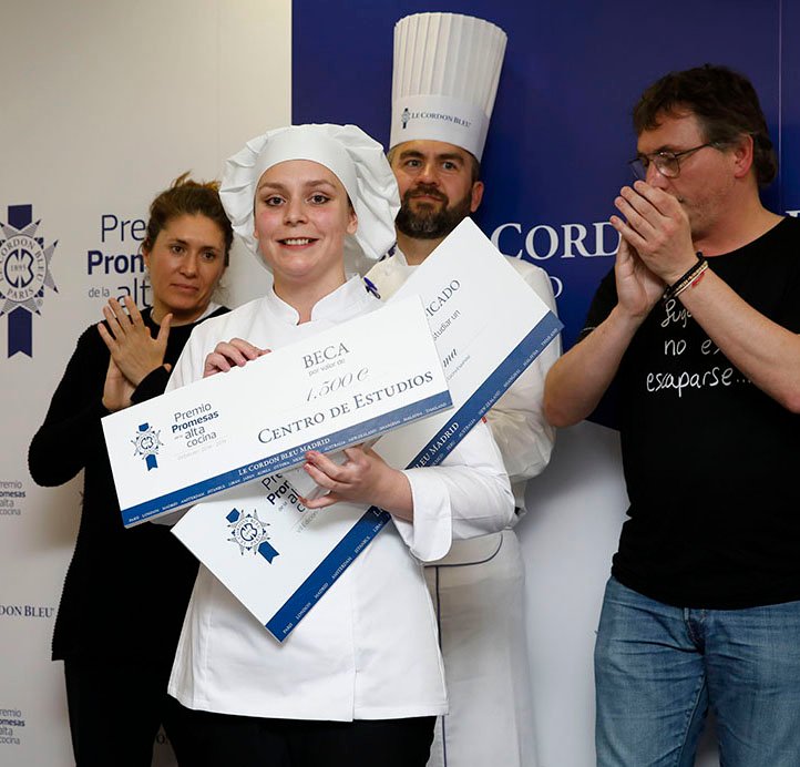 La estudiante de Ávila Anna Drosyk gana el VII Premio Promesas de la alta cocina de Le Cordon Bleu Madrid 