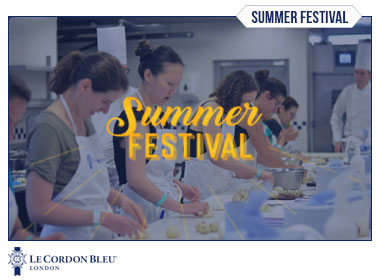 Le Cordon Bleu London hosted its first ever Summer Festival at our institute, on Saturday 29th June 2019. 