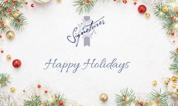 Happy Holidays from Signatures Restaurant