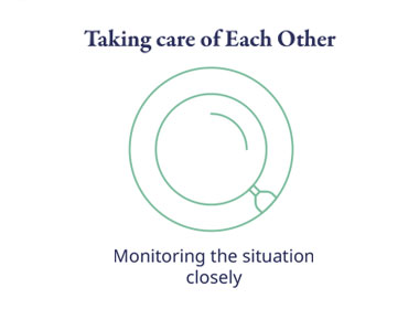 Prenons soin les uns des autres (infographie)