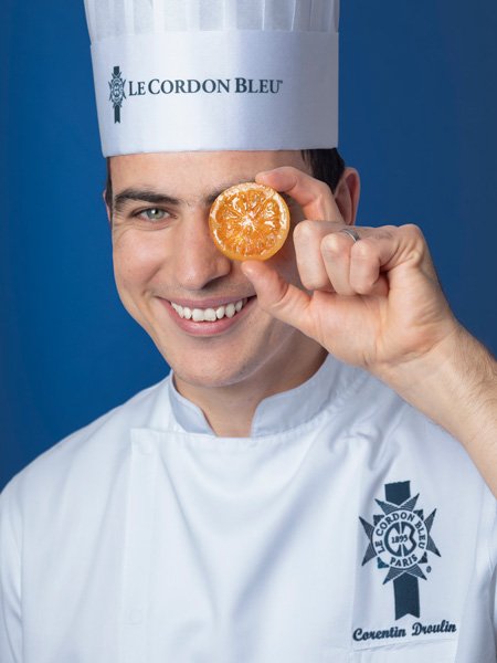 Chef Corentin Droulin, pastry chef instructor