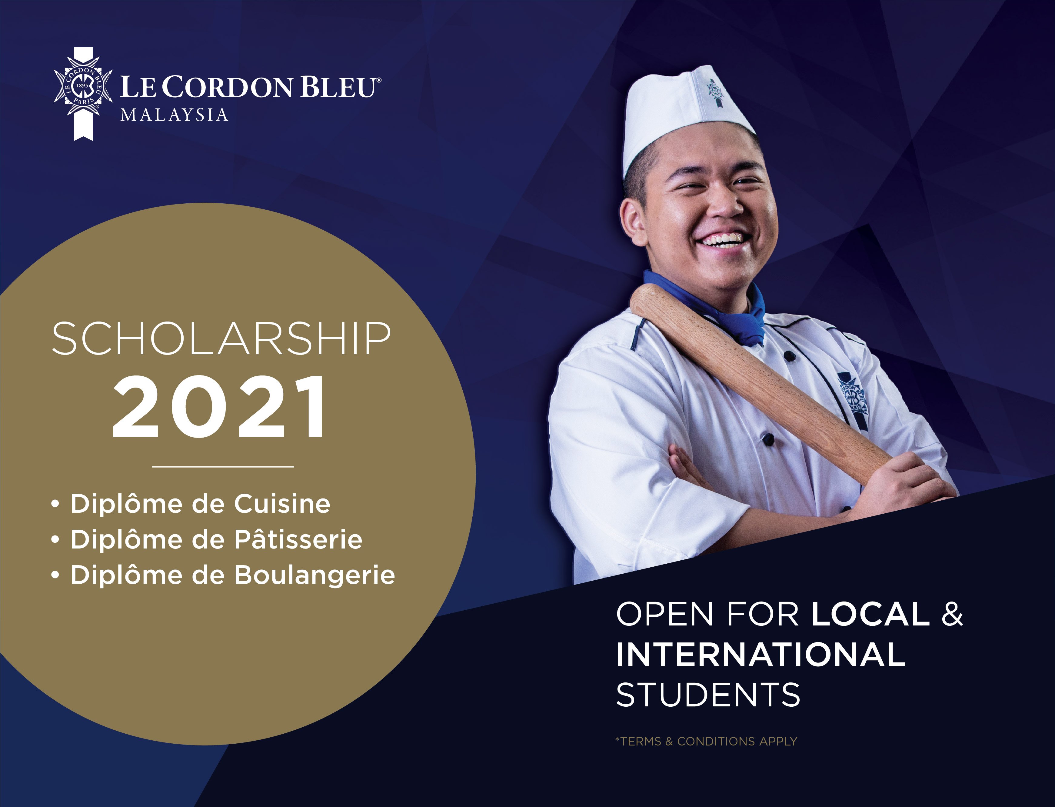 Le Cordon Bleu Malaysia scholarship 2021