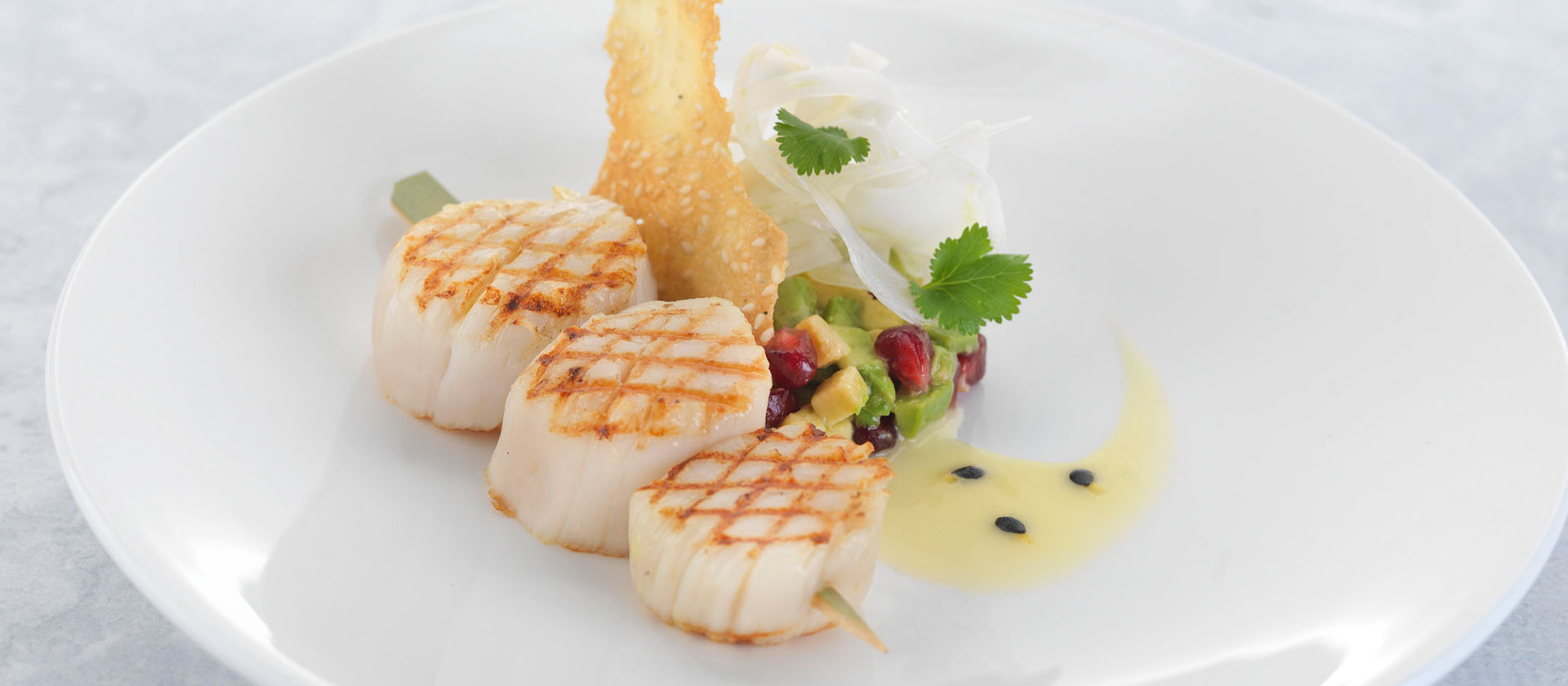 Grilled Scallop Salad