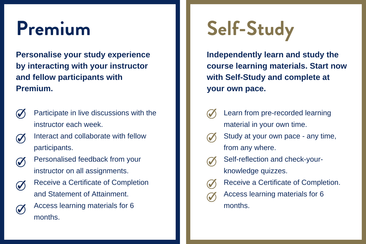 Le Cordon Bleu Online Learning - Study Options