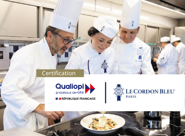 Le Cordon Bleu Paris obtient la certification Qualiopi