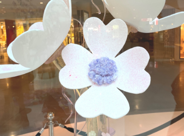 A sugar sculpture on show at Beaugrenelle shopping centre