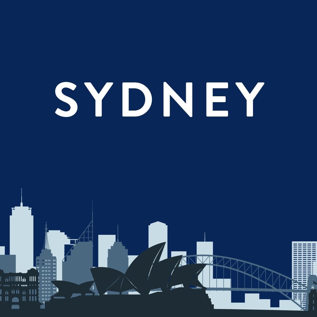 Outline of Sydney city skyline
