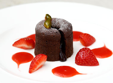 情人节食谱——巧克力熔岩蛋糕