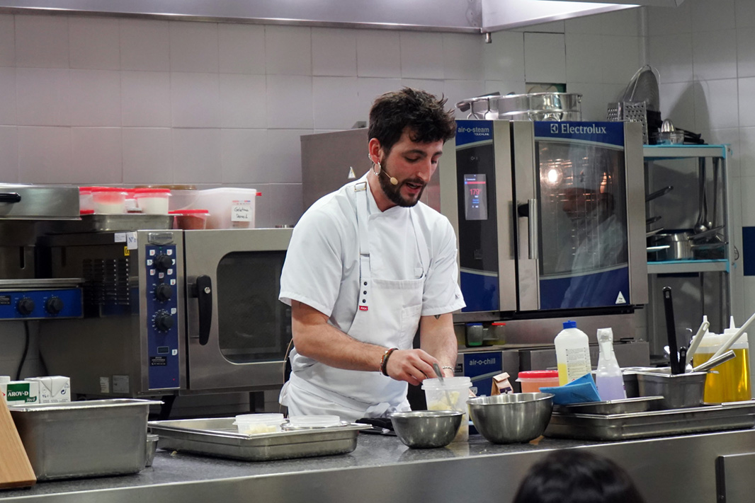 Comparte Bistró Restaurant Chefs Teach Masterclass at Le Cordon Bleu Madrid