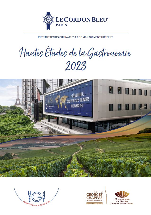 Brochure - Hautes Études de la Gastronomie