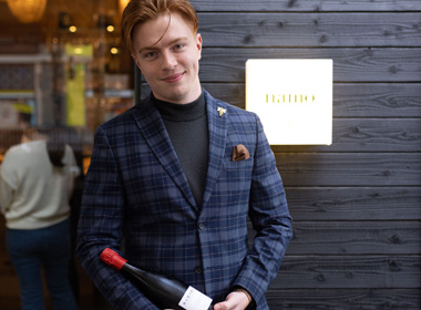 Combining sushi with wine, a challenge taken up by Justice, Head Sommelier & Wine Buyer