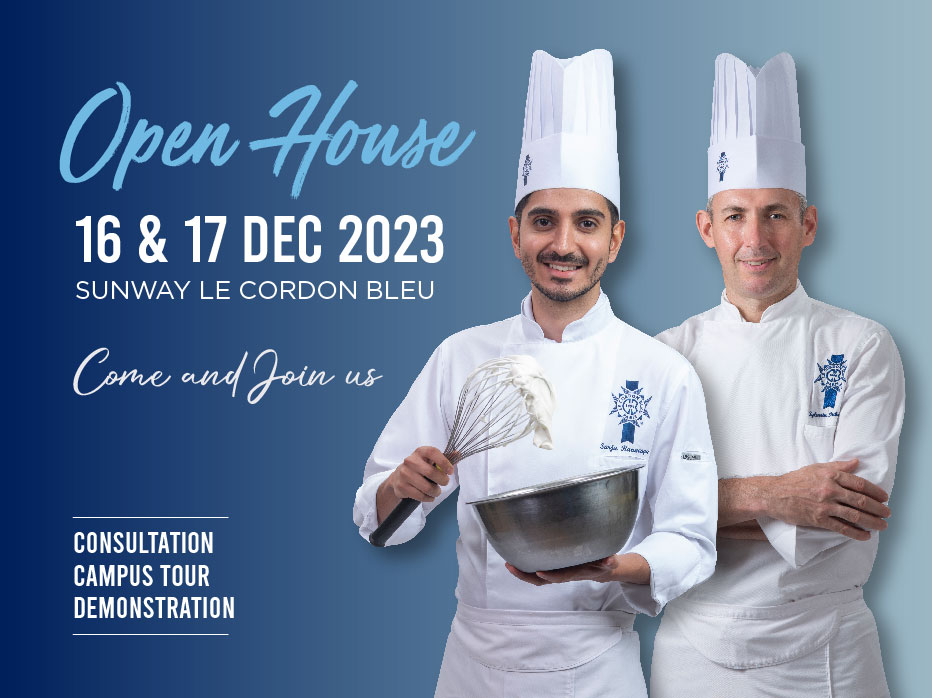 Sunway Le Cordon Bleu Open House on 16 & 17 December 2023