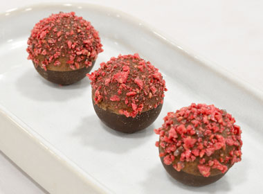 Recette de l'Avent jour 10 : truffes au chocolat framboise Timut