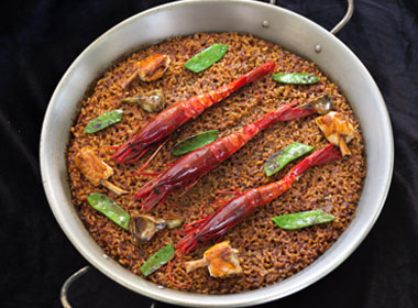 Advent Day Twelve: Paella rice with Carabinero prawns