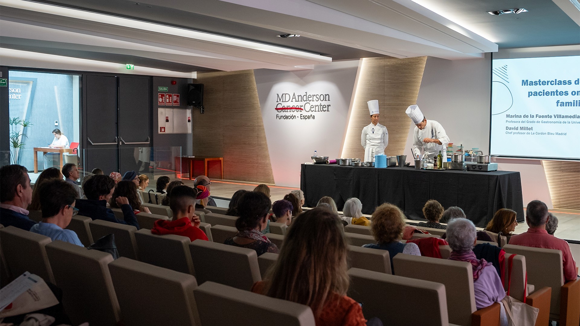 Le Cordon Bleu Madrid and Francisco de Vitoria University offers a master class for oncology patients and families at the MD Anderson Cancer Center Spain foundation