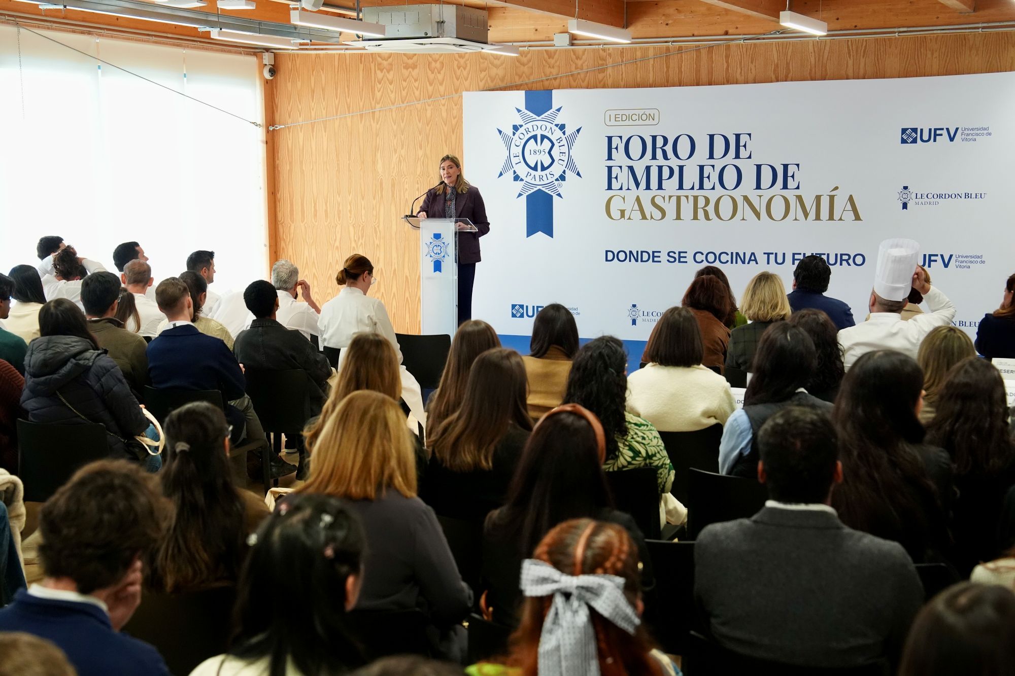 Le Cordon Bleu Madrid celebrates its inaugural employment and gastronomy forum in partnership with Francisco de Vitoria university