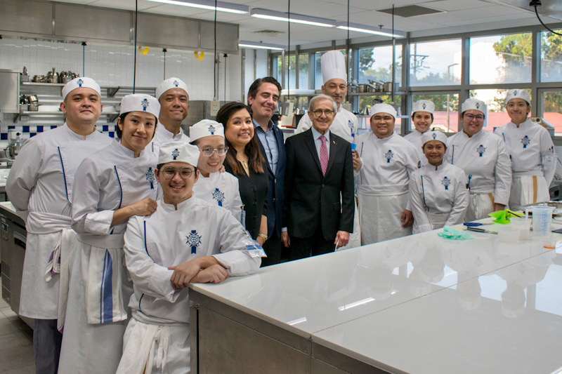 Andre J Cointreau and Charles Cointreau visits Le Cordon Bleu Ateneo de Manila