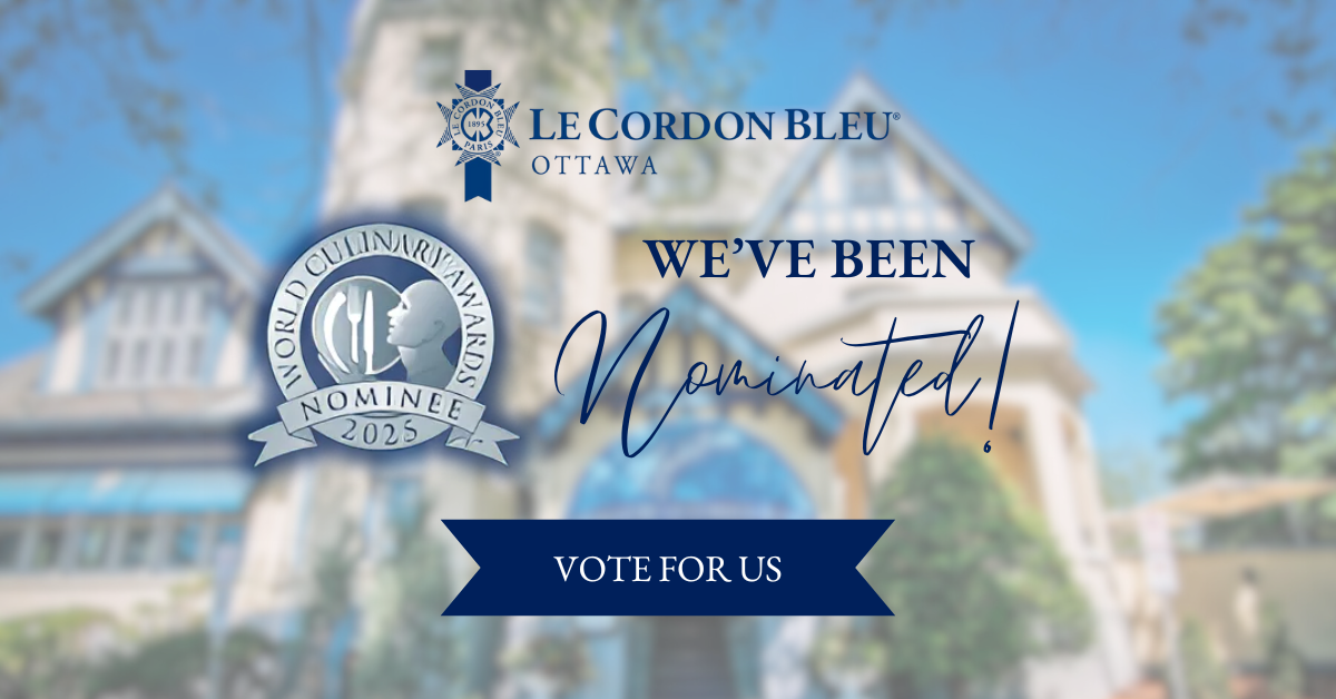 We've Been Nominated! Best Culinary Training Institution 2025.