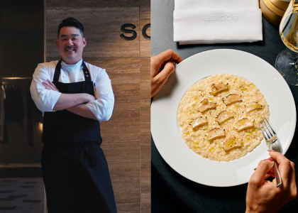 Alumni Recipe: Abalone Risotto, Cacio e Pepe and Pecorino Romano